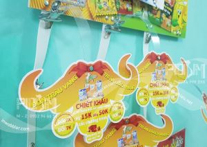 Wobbler thân nhựa kẹp sắt
