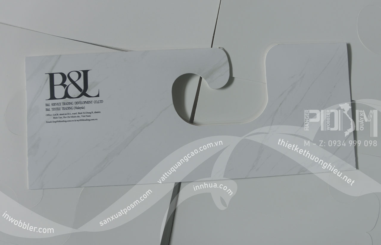 Hanger giấy móc vải giới thiệu sản phẩm B&L. - Ảnh 2