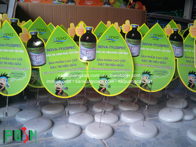 wobbler đế nhựa wobbler đế nhựa